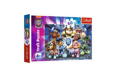 Puzzle Dobrodrustv mstskch hrdin Tlapkov patrola/Paw Patrol 33x22cm 60 dlk v krab.