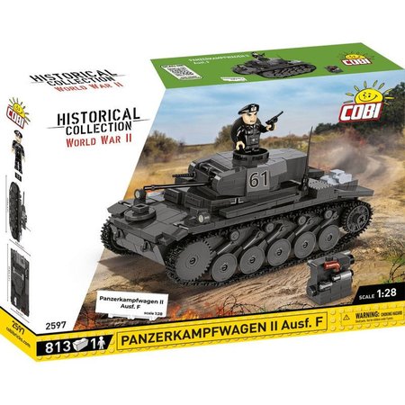 Nmeck lehk tank Panzerkampfwagen II Ausf. F. COBI 2597 - World War II 1:28