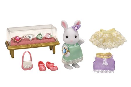 Sylvanian Families Msto bl krlk se perky a drahokamy