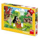 Dino puzzle Krtek a svačina 48D