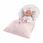 Llorens 73901 NEW BORN HOLČIČKA - realistická panenka miminko s celovinylovým tělem - 40cm