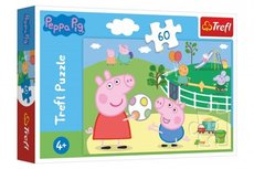 Trefl Puzzle Prastko Peppa/Peppa Pig Zbava s pteli 33x22cm 60 dlk