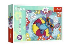 Puzzle Lilo&amp;Stitch na dovolen 27x20cm 30 dlk v krabice