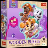 Puzzle devn nepravideln tvary Tlapkov patrola/Paw Patrol 50 dlk