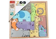 Dřevěné puzzle ZOO crew