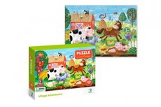 Puzzle Farma 32x23cm 60 dlk